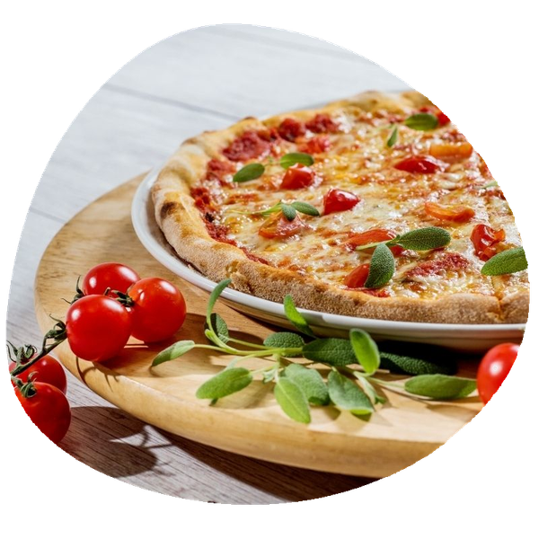 Pizza artesana de la pizzeria Domun Aiguafreda